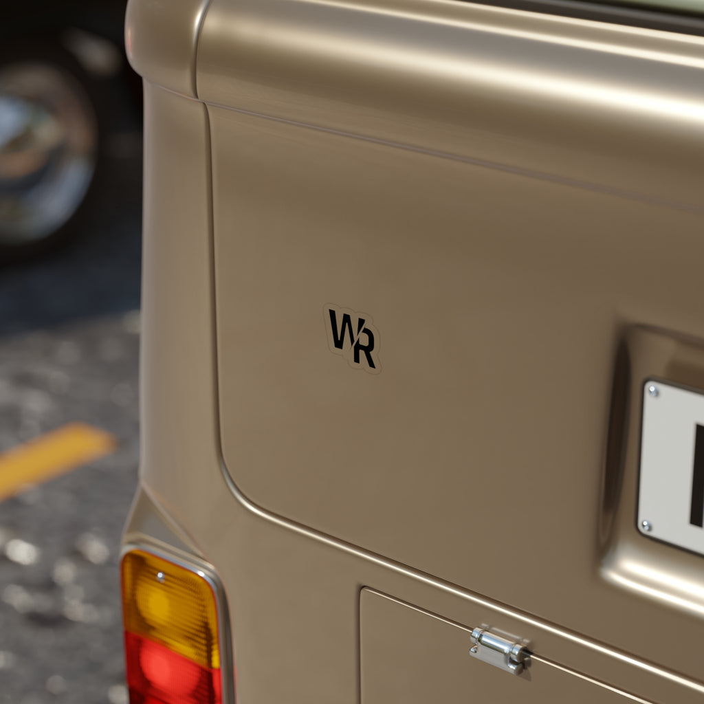 Black WR Sticker