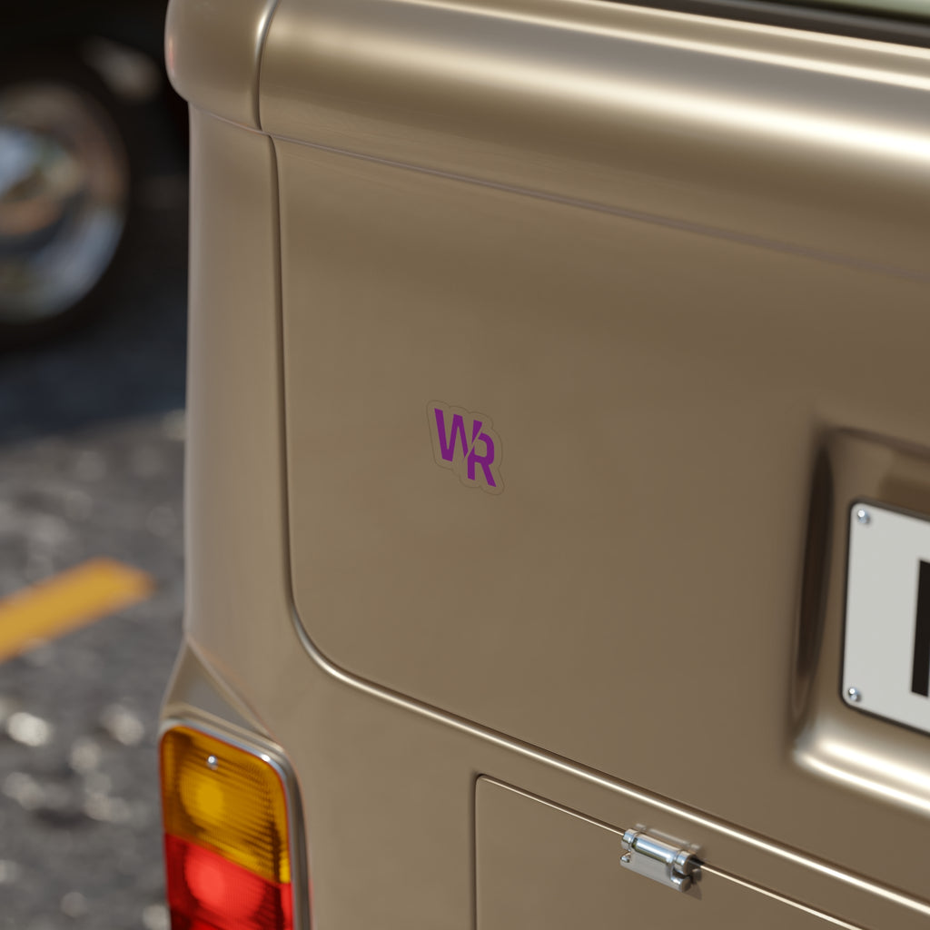 WR Purple Sticker