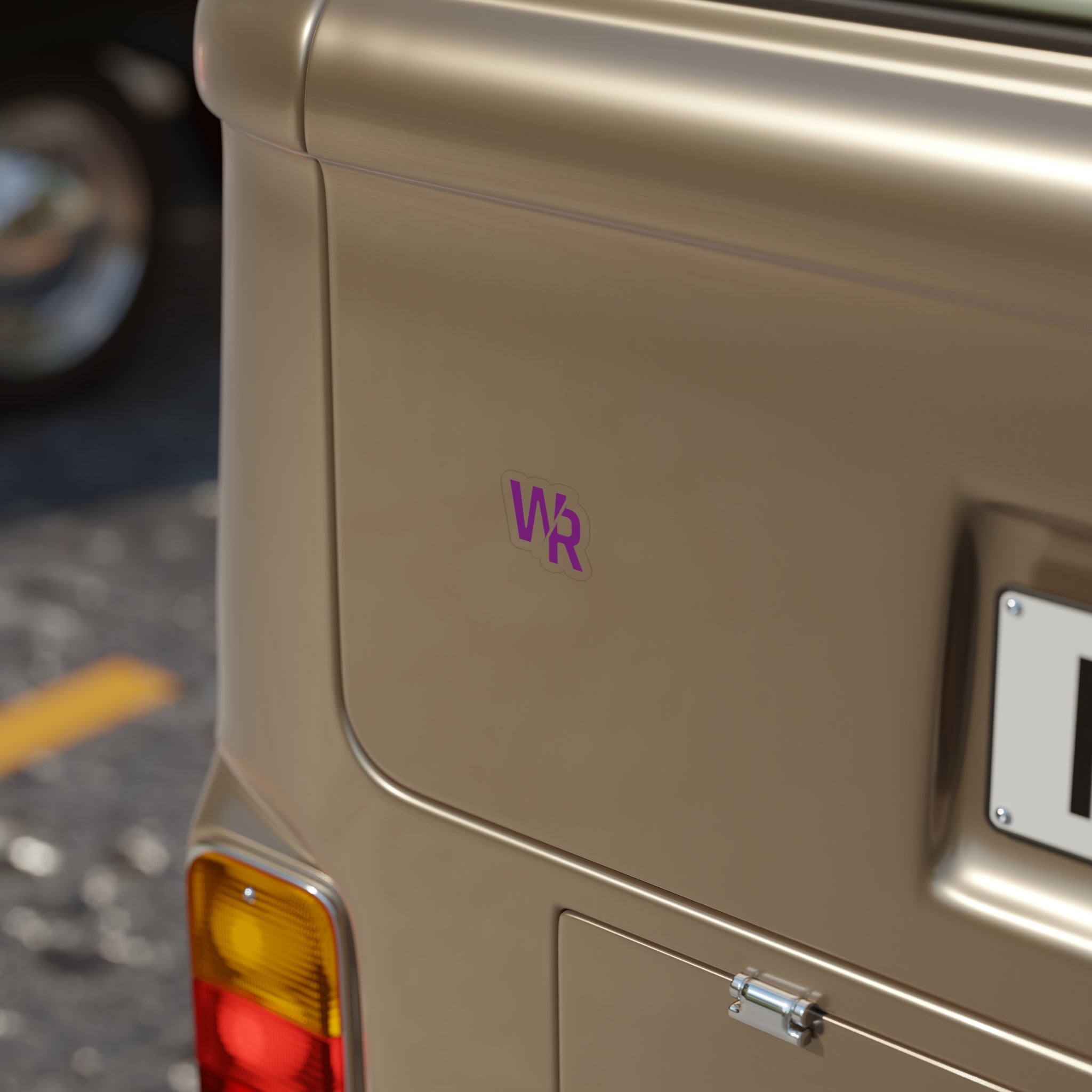 WR Purple Sticker