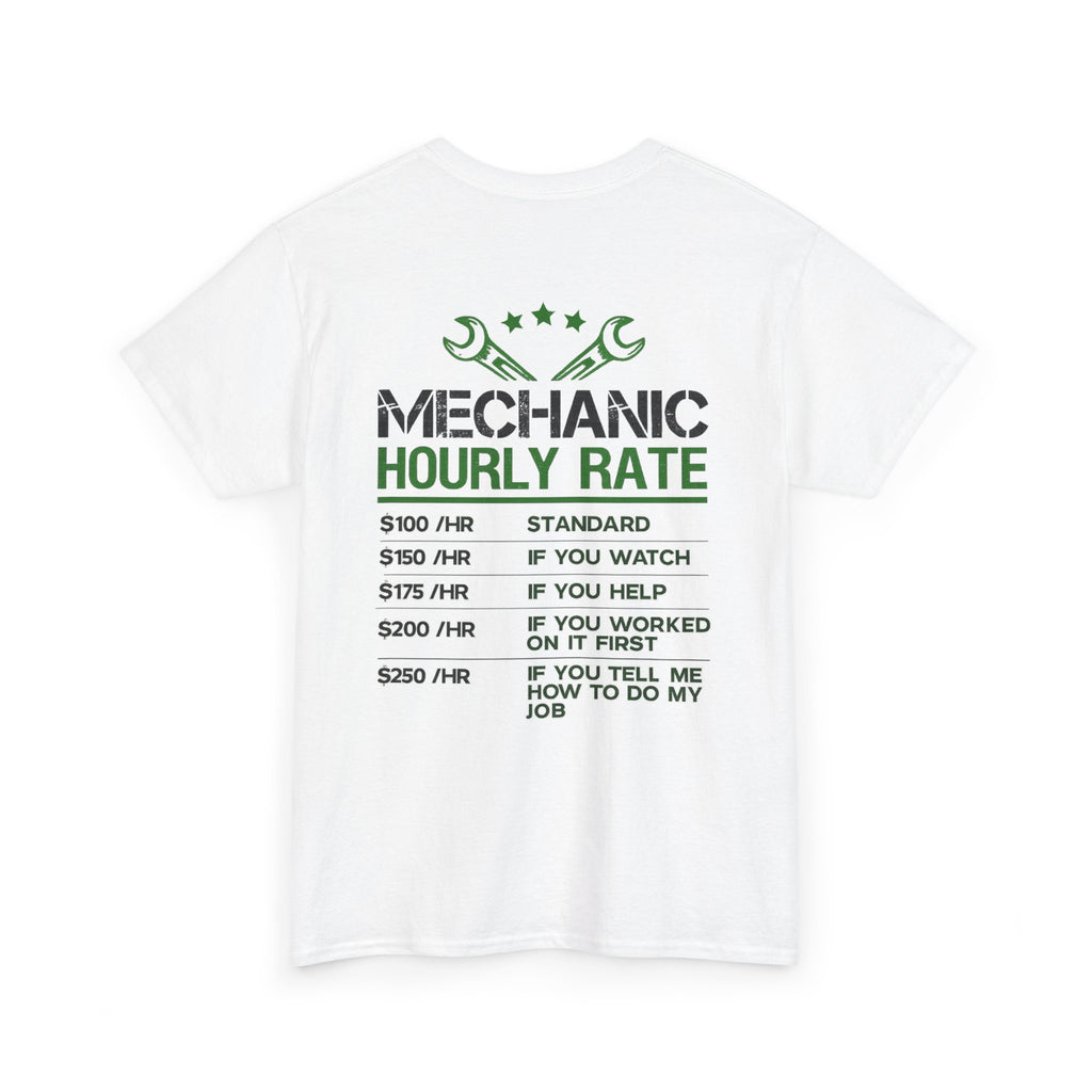 Mechanic Hourly Rate T-Shirt