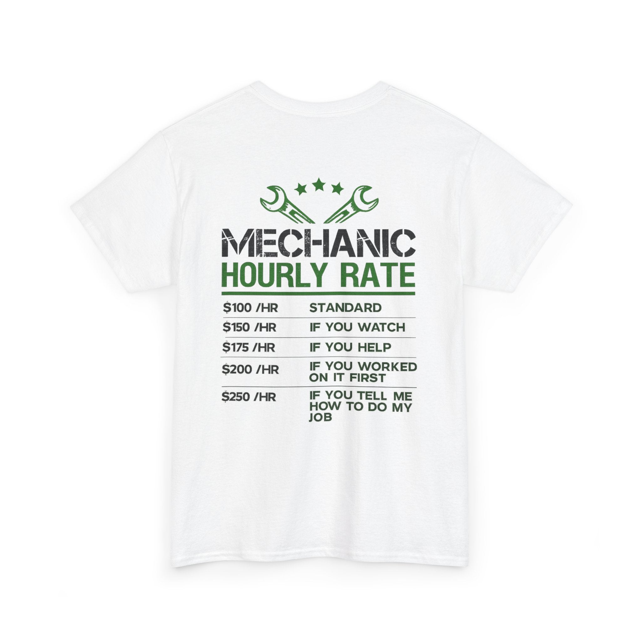 Mechanic Hourly Rate T-Shirt
