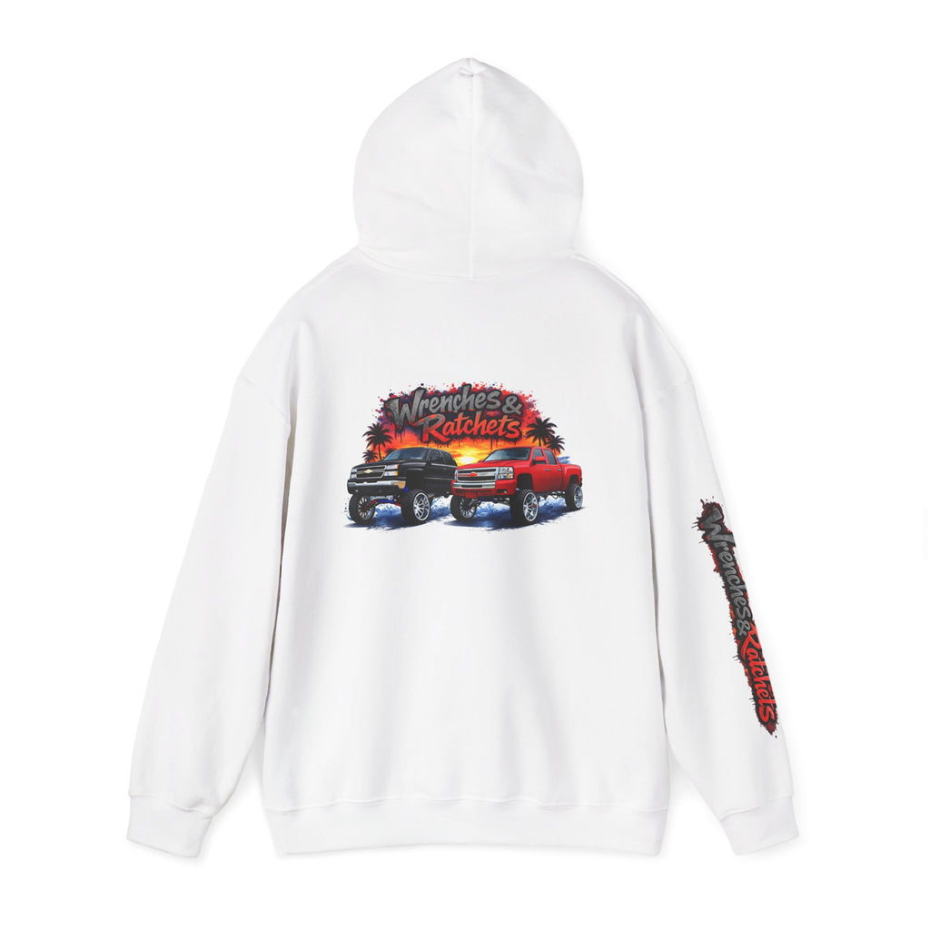 Hooded Sweatshirt Truck Graphic