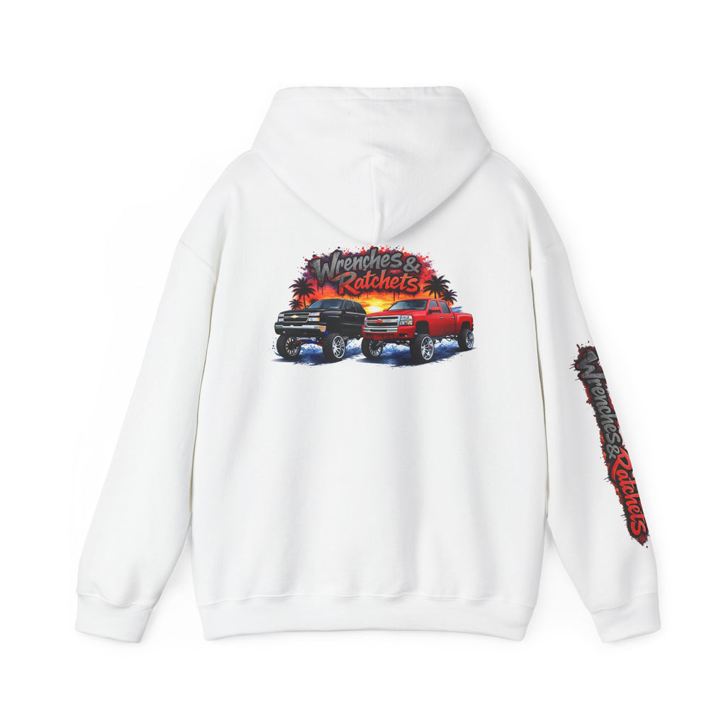 Hooded Sweatshirt Truck Graphic
