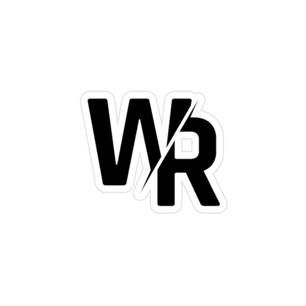 Black WR Sticker