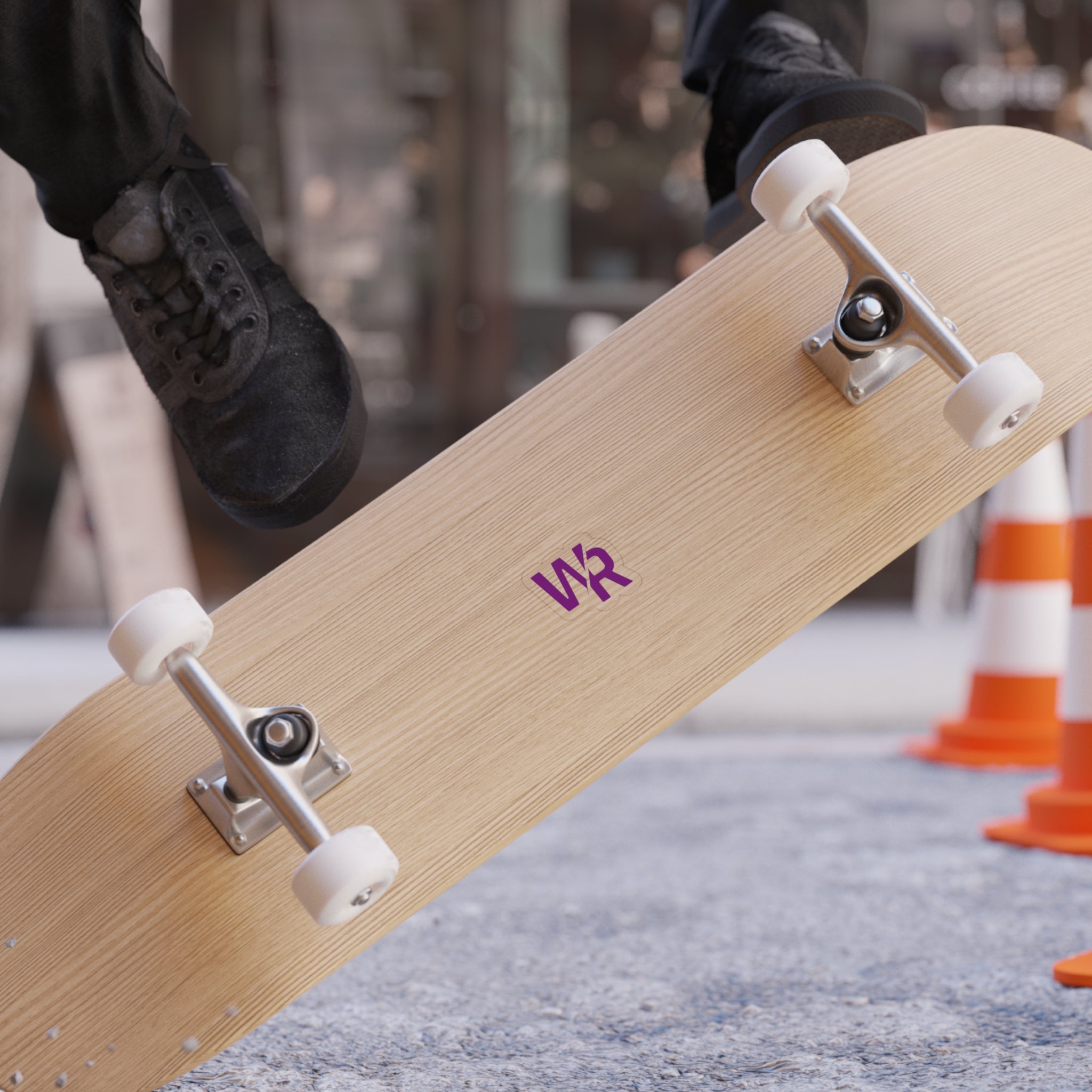 WR Purple Sticker