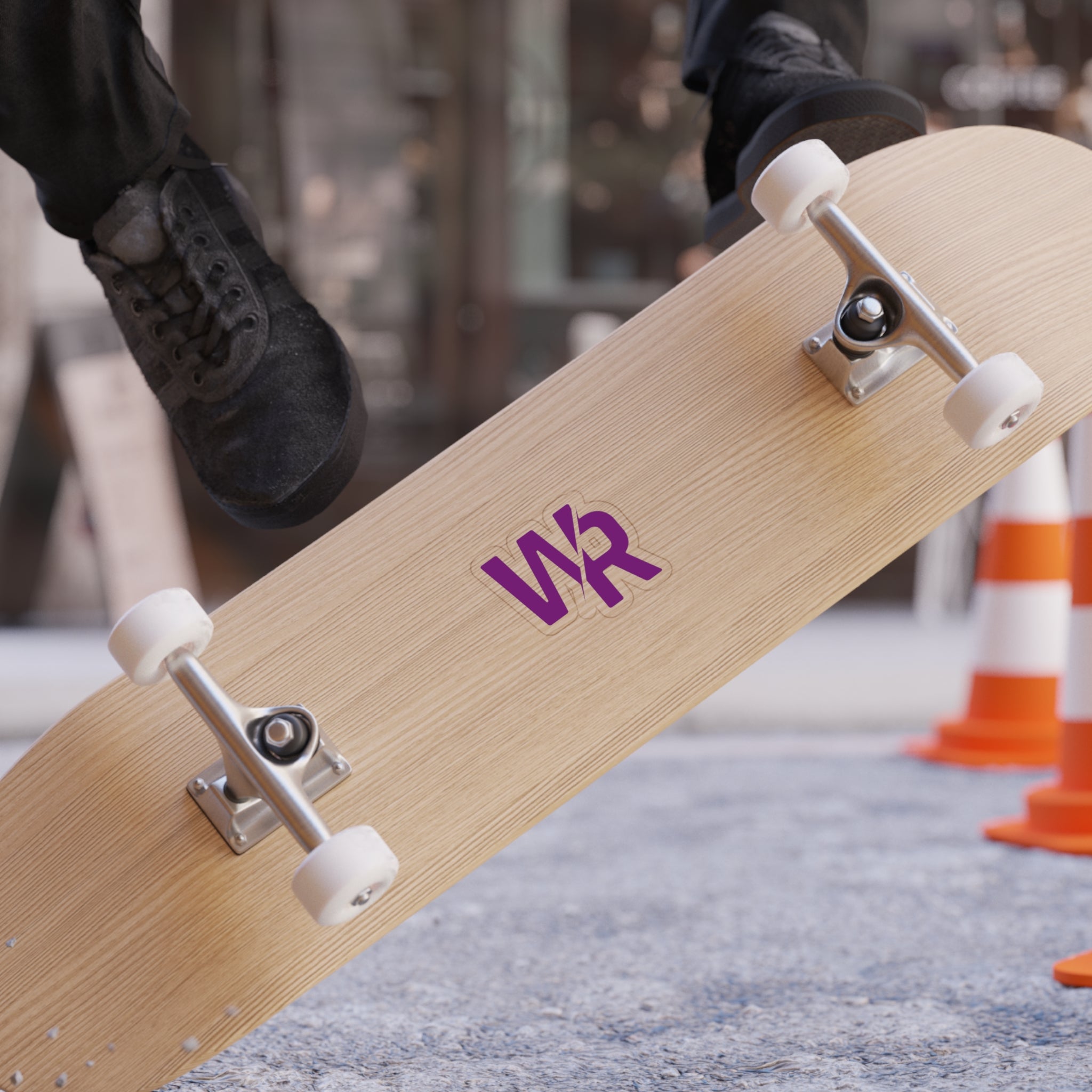 WR Purple Sticker