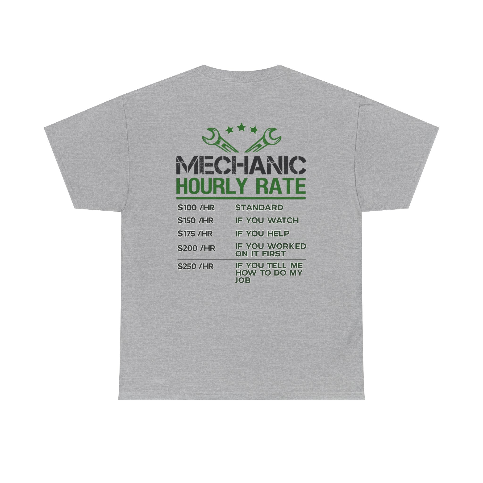 Mechanic Hourly Rate T-Shirt